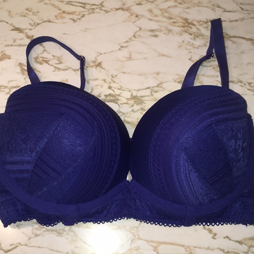Pretty Blue Padded Bra